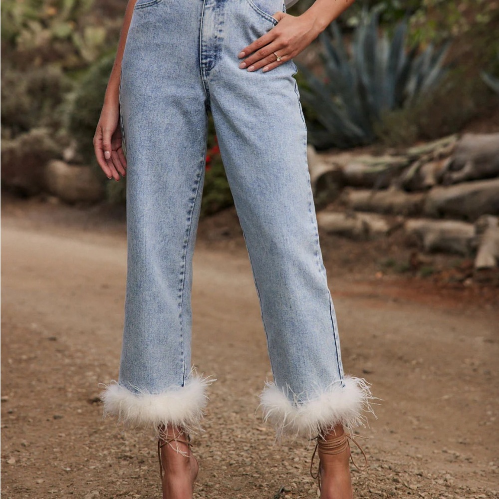 12th Tribe Addison Faux Feather Trim
Jeans